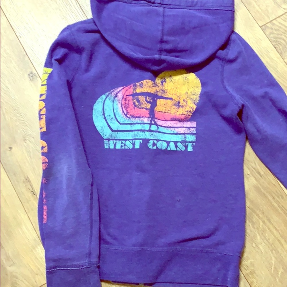 Mossimo jacket with west coast on the back